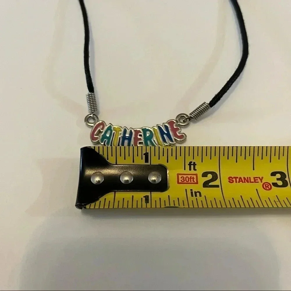 Name Necklace Catherine England UK Spelling Multicolor Girls